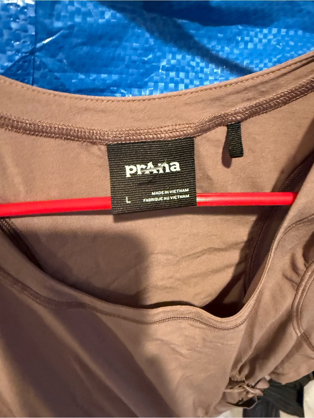 Prana Sleeveless Drawstring Pocket Dress in Taupe - Picture 5 of 9